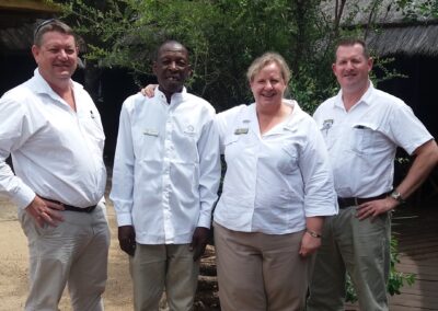 Kapama River Lodge greets staff member