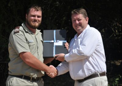 1st place - Reynard Moolman (Southern Camp ranger)