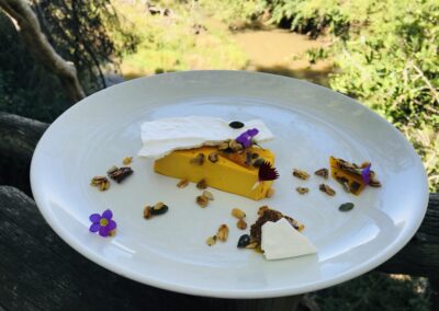 Kapama recipe Amarula mango parfait meringues