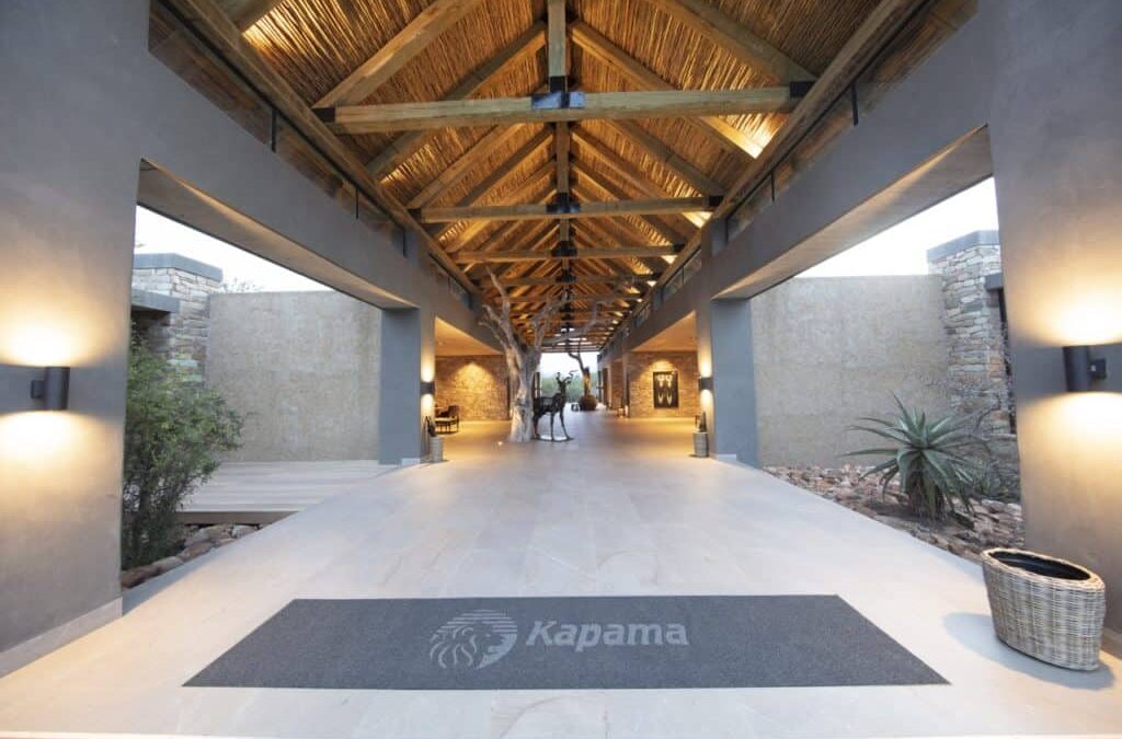Kapama River Lodge welcome Entrance