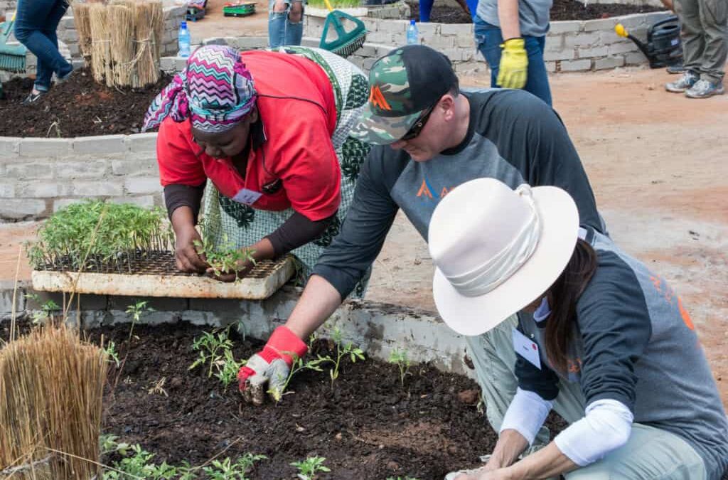 Kapama Game Reserve community project with Academy Mortgage