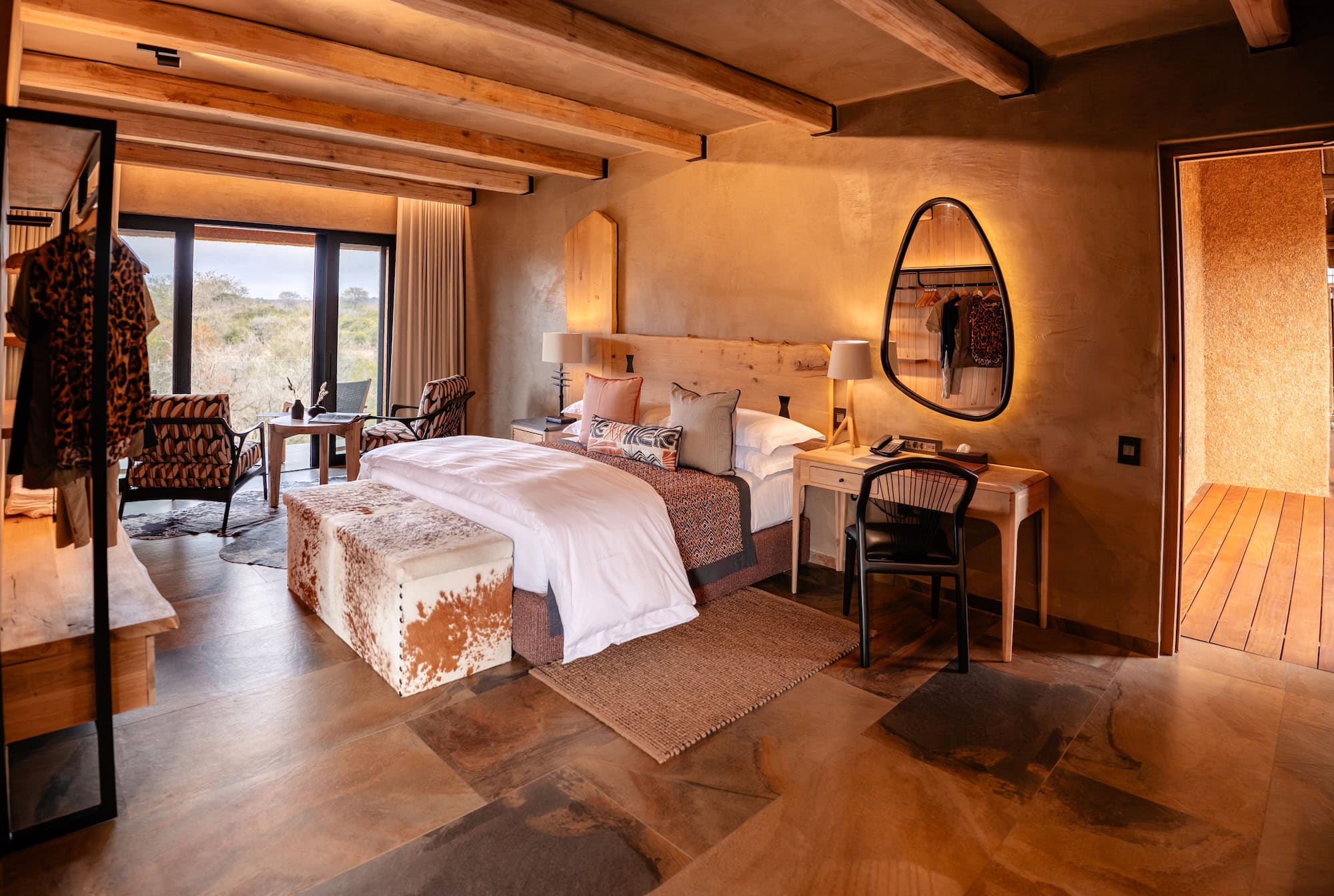 Lodge Leadwood Family Suites Bed view