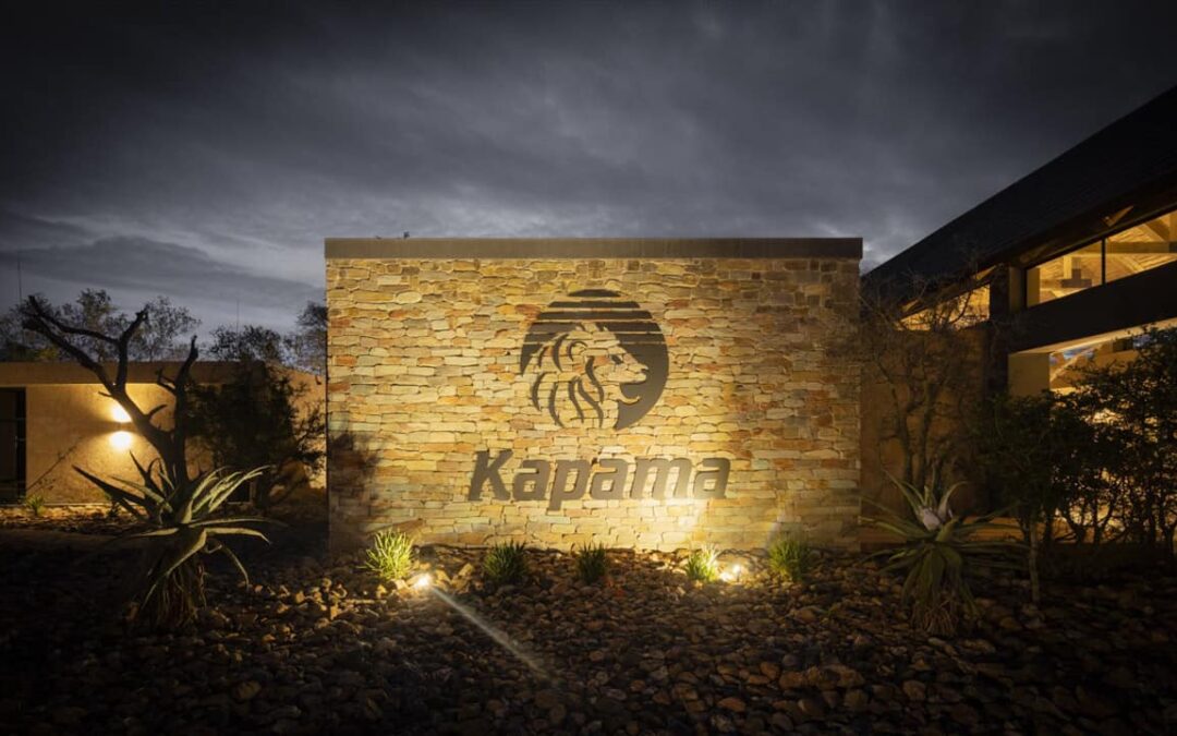 Kapama River Lodge Logo at Entrance