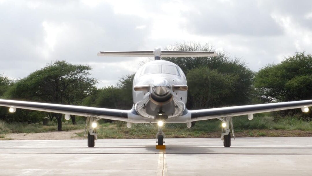 Kapama Game Reserve luxury flight PC-12 Pilatus