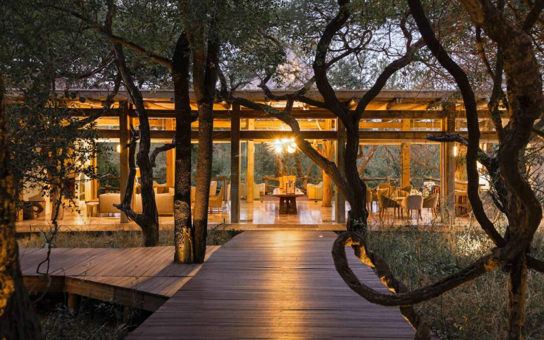 Kapama Karula bar area evening