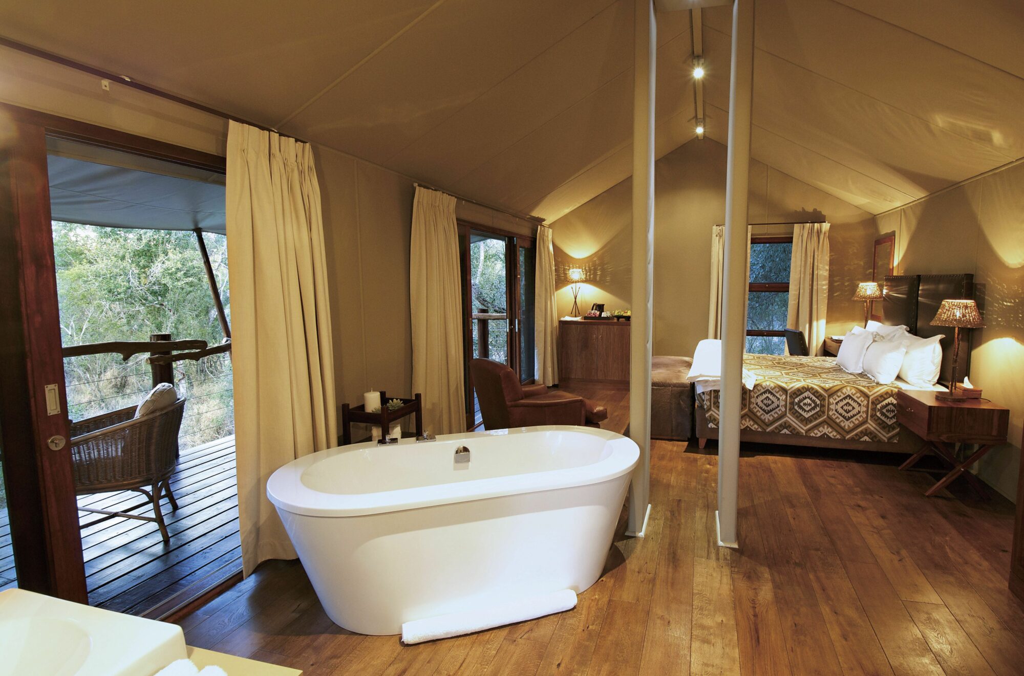 Kapama Buffalo Camp tent