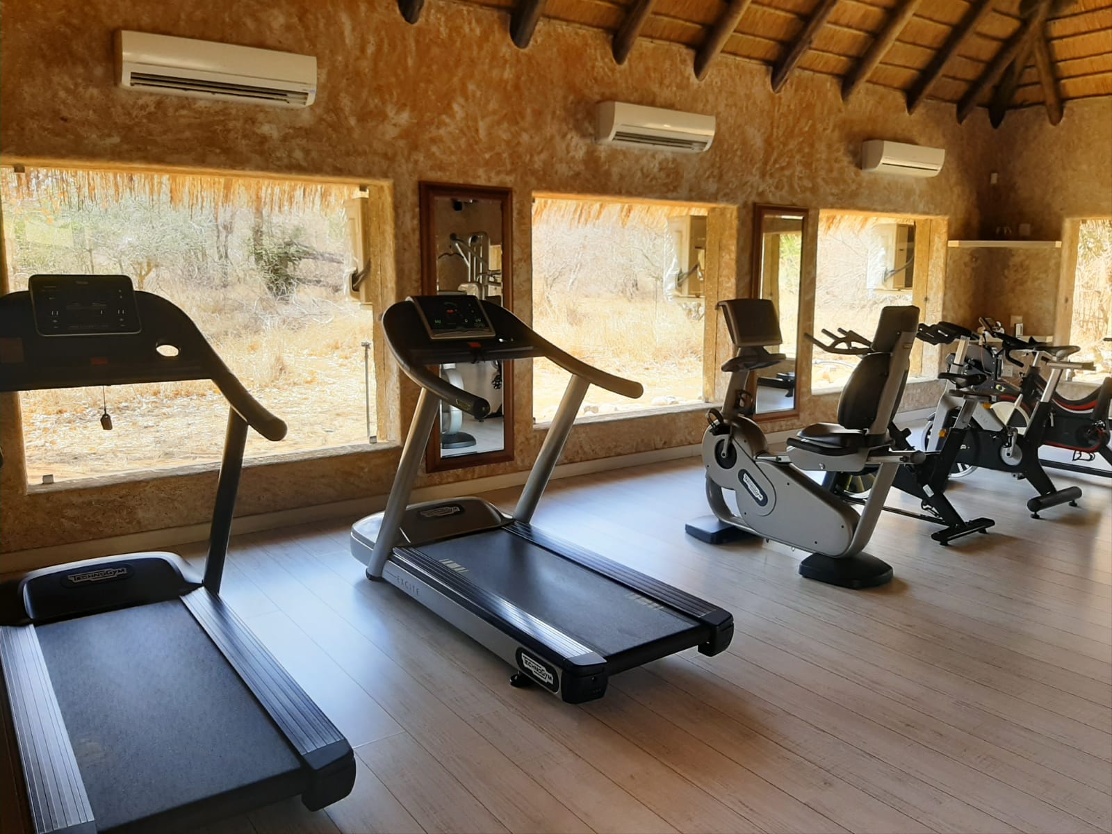 Kapama River lodge Gym treadmills