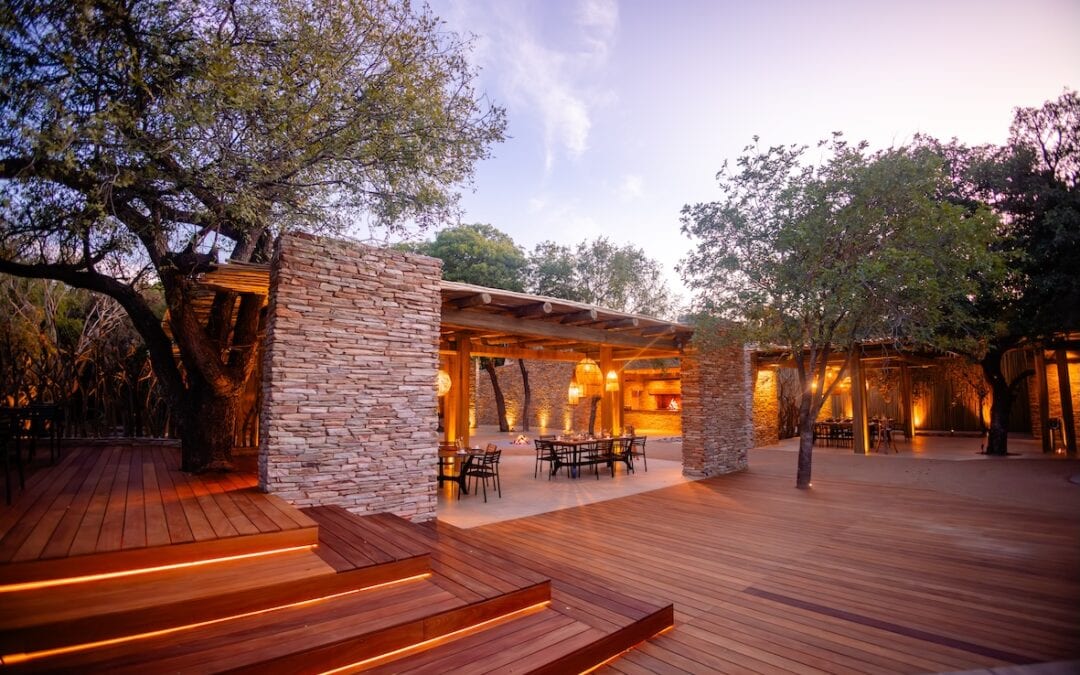 Kapama River Lodge Boma safari private dining