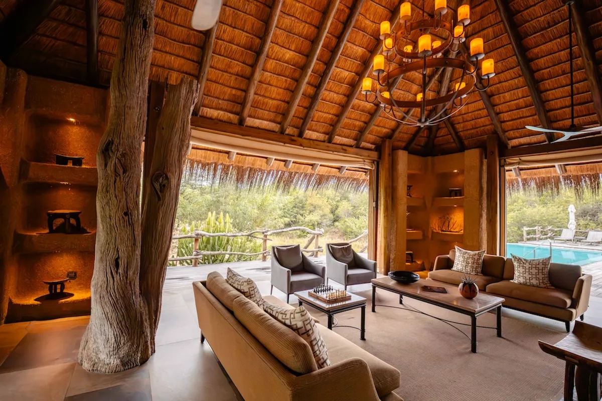 Kapama River Lodge bar lounge